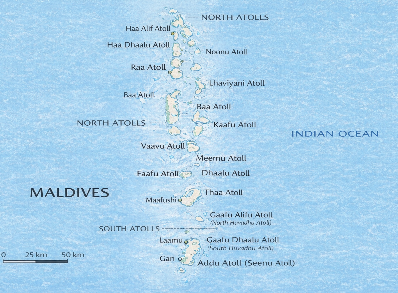 Maldives Map
