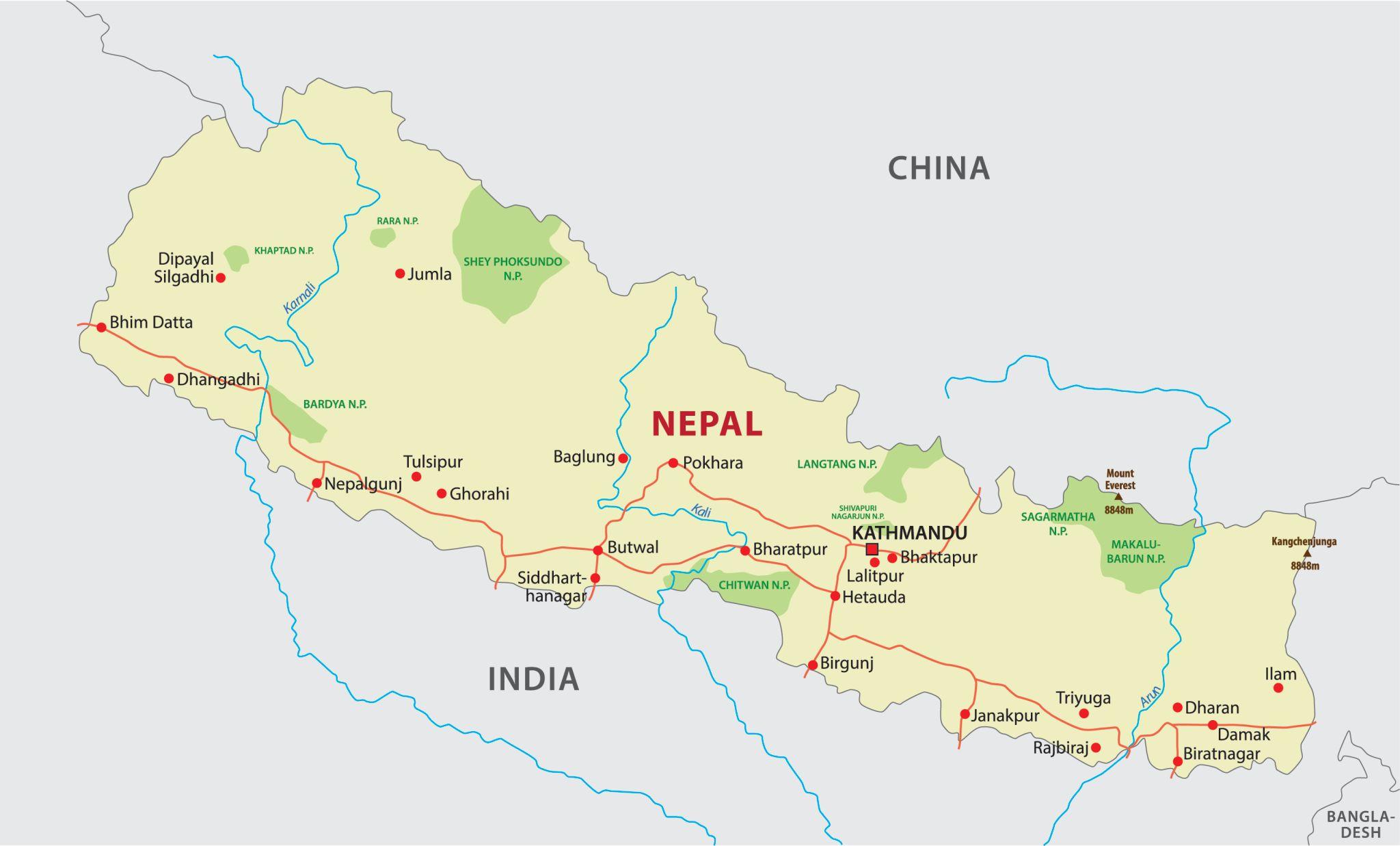 Nepal Map