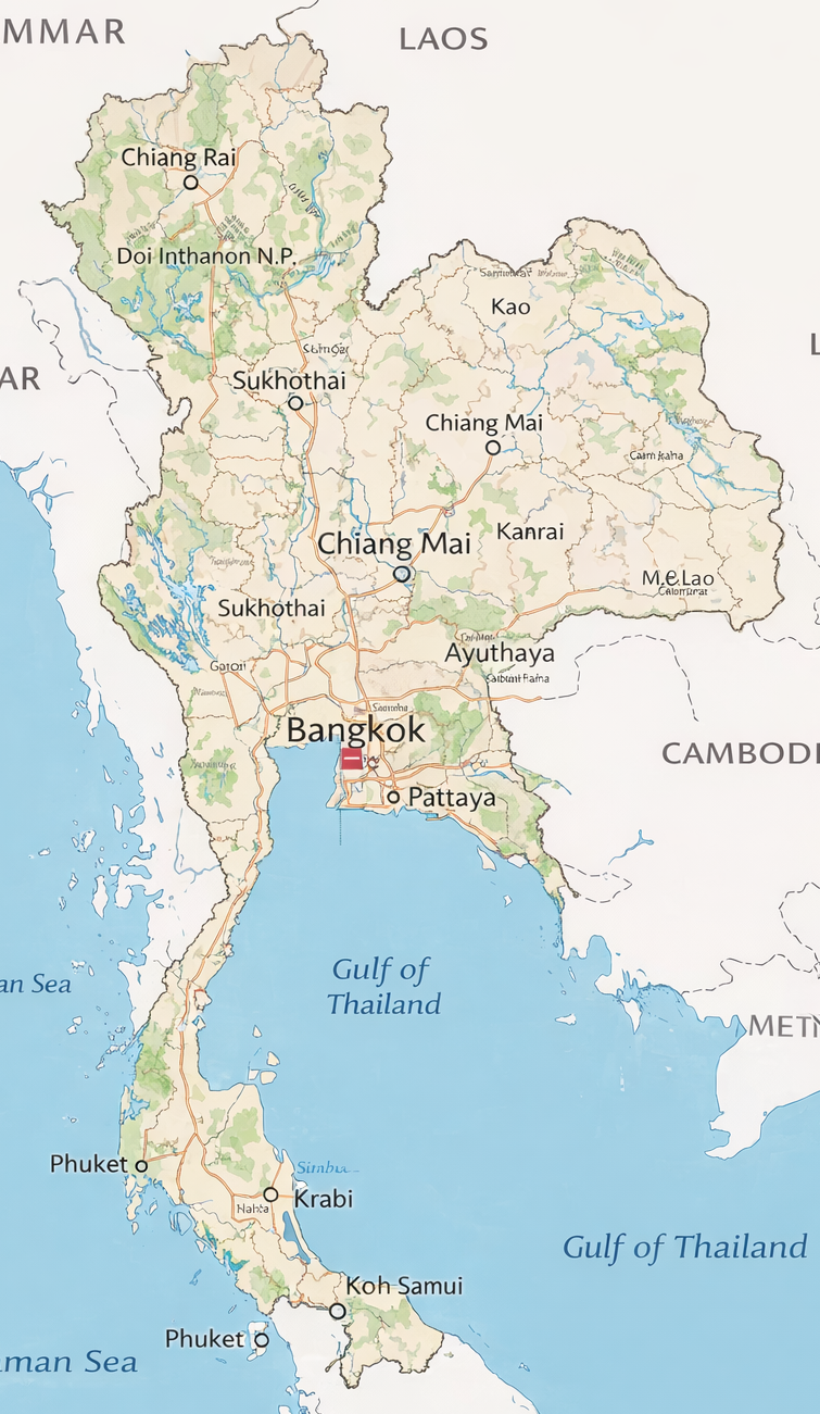 Thailand Map