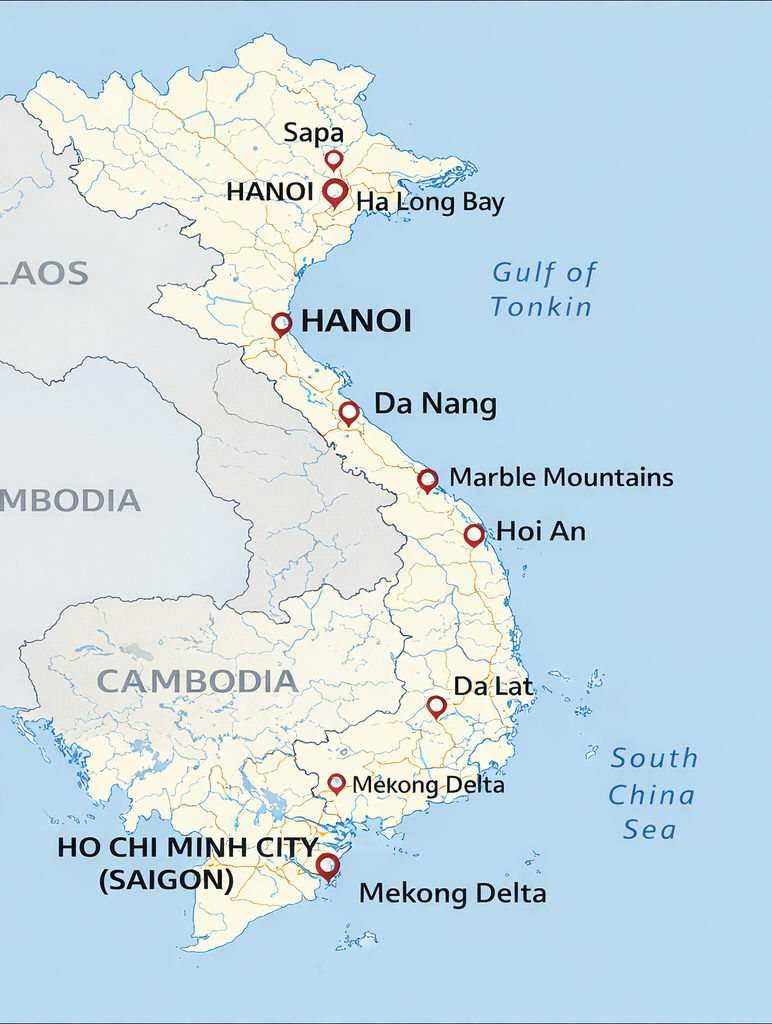 Vietnam Map